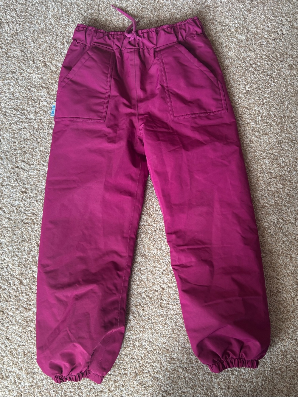 Jan & Jul Kids Fleece Lined Rain Pants Wildberry Size S (6-8y)